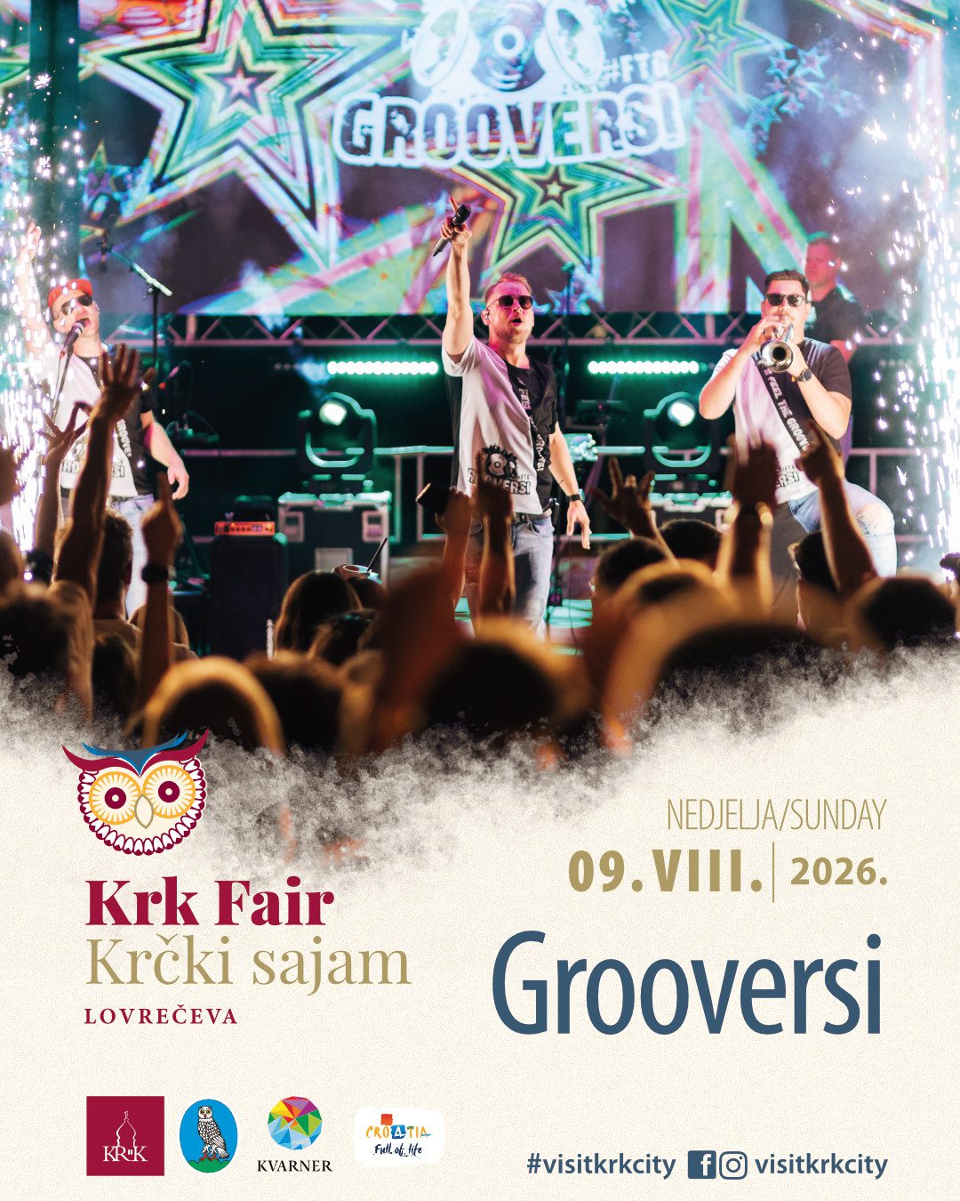 Grooversi in the town of Krk – Lovrečeva fair