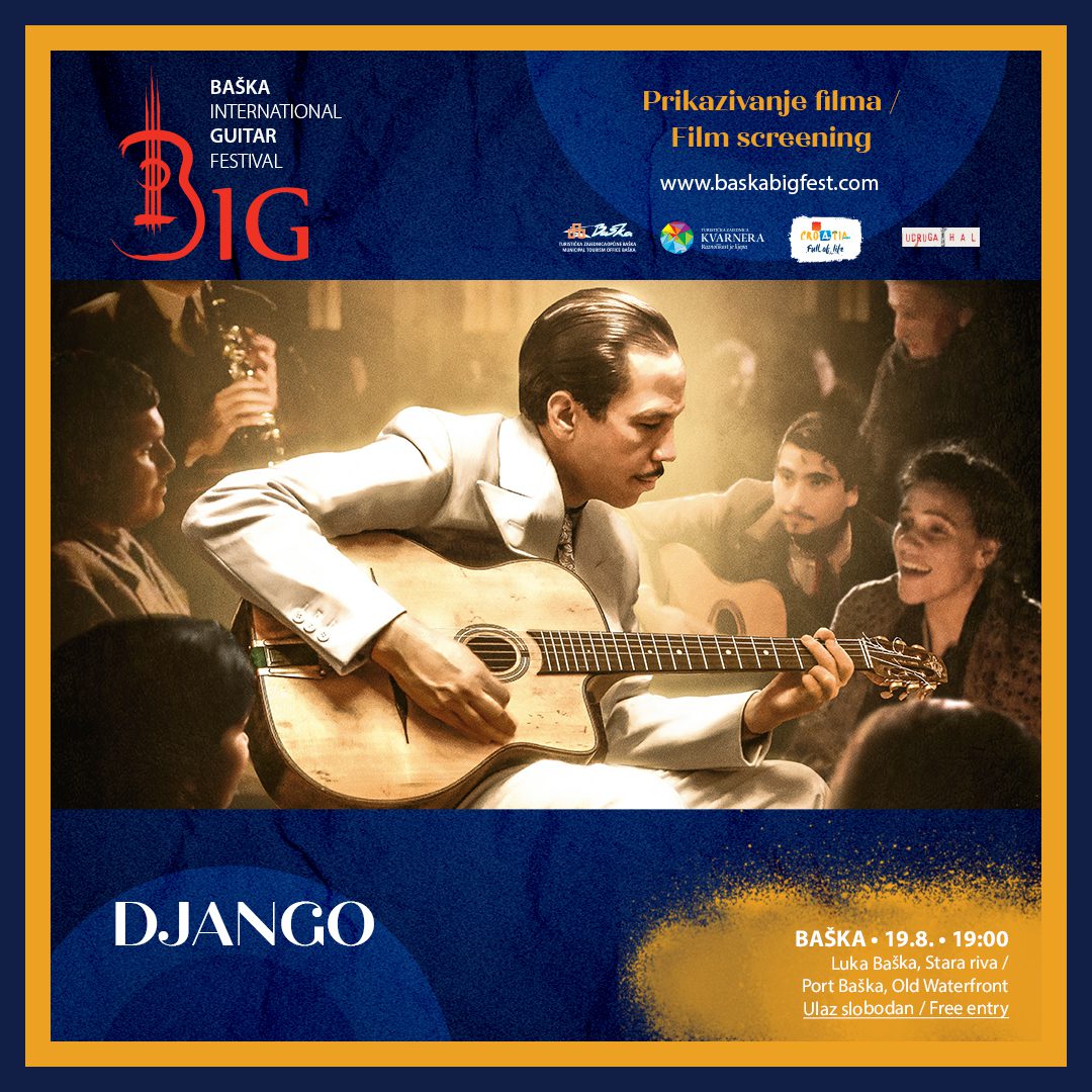 Baška International Guitar Festival – Projekcija filma: Django (2017.)
