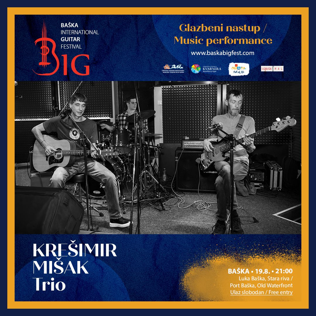 Baška International Guitar Festival: Krešimir Mišak Trio