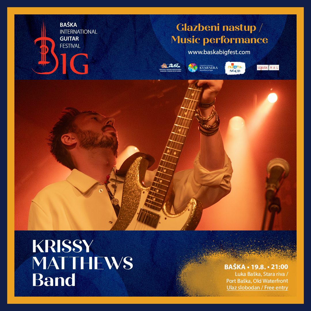 Baška International Guitar Festival: Krissy Matthews Band