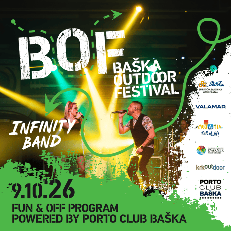 FUN & OFF PROGRAM – DJ & Live music: INFINITY BAND CROATIA